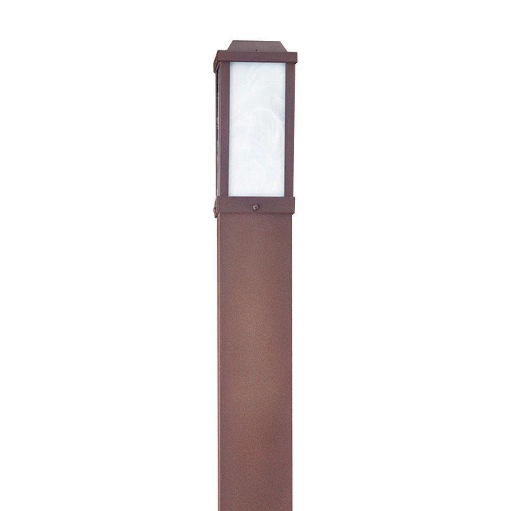 5104 Direct Burial  Solid Brass Bollard Light 12v or 120v Perfect for Seaside Locations