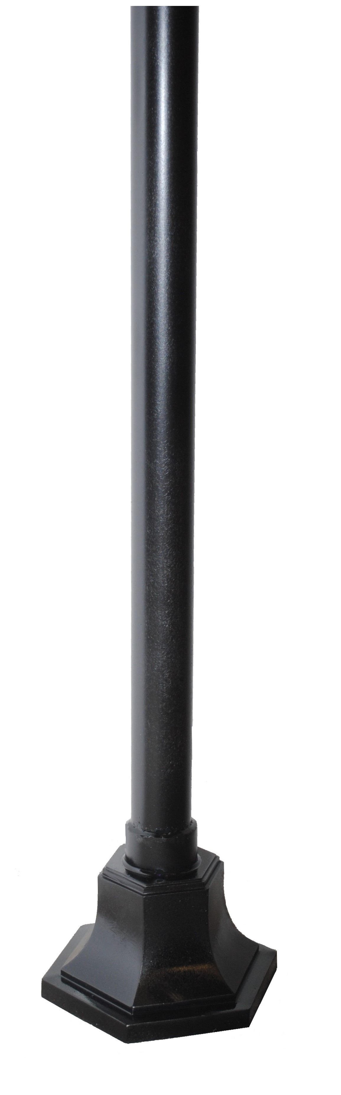 ZL-500 Commercial Grade Surface Mount Cast Aluminum Pole