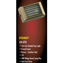 Sydney LV 57 S Surface Mount Low Voltage Solid Cast Brass Step Light